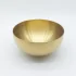 Bowl metalicos dorado pequeño de 15 cm