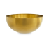 Bowl metalicos dorado grande de 20 cm